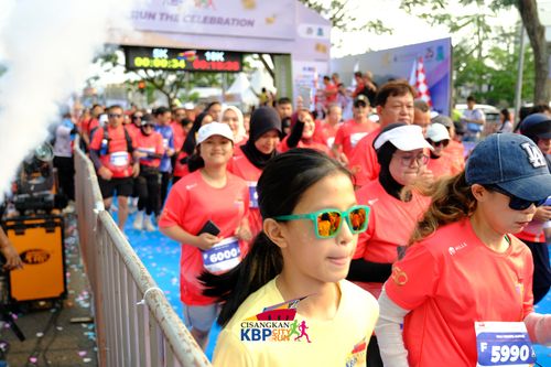 Race photo from CISANGKAN KBP CITY RUN 2025