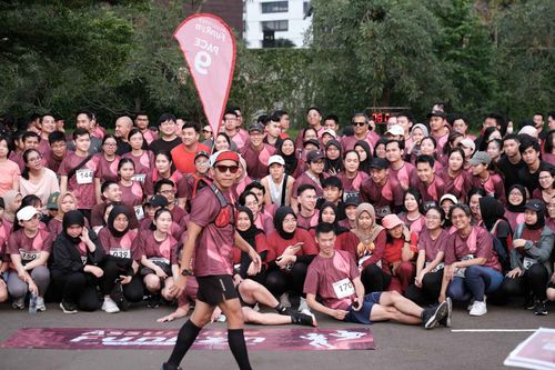 Race photo from Assurance Fun Run 2024
