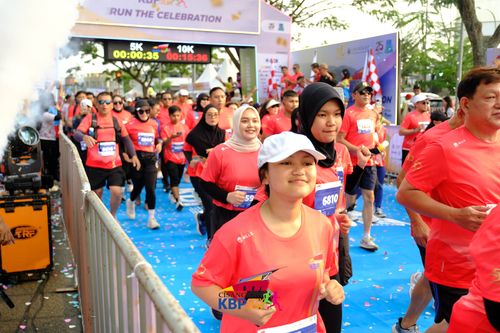 Race photo from CISANGKAN KBP CITY RUN 2025