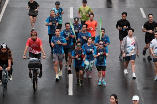 Race photo from Road to BAF Lions Run 2024