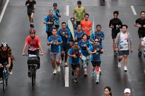 Race photo from Road to BAF Lions Run 2024