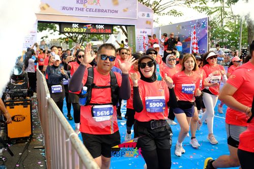 Race photo from CISANGKAN KBP CITY RUN 2025