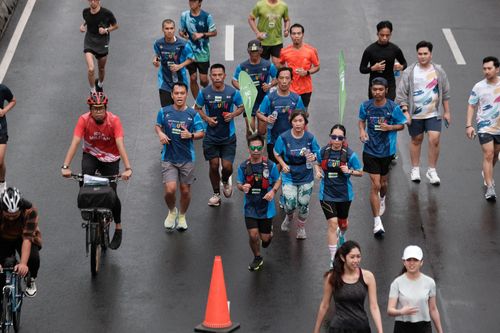 Race photo from Road to BAF Lions Run 2024
