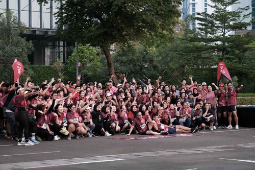 Race photo from Assurance Fun Run 2024