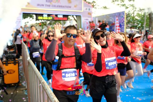 Race photo from CISANGKAN KBP CITY RUN 2025