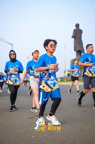 Race photo from ISOPlus Run 2024 Jakarta