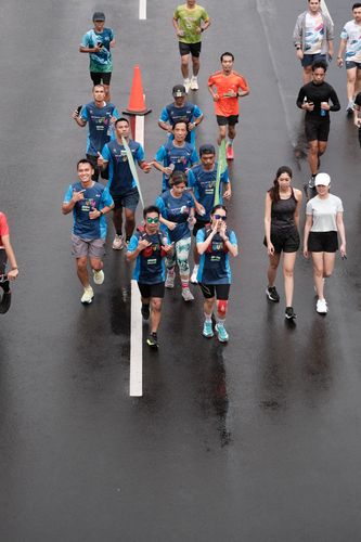 Race photo from Road to BAF Lions Run 2024