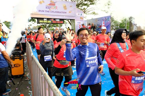 Race photo from CISANGKAN KBP CITY RUN 2025
