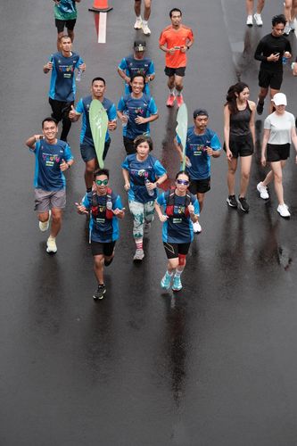 Race photo from Road to BAF Lions Run 2024