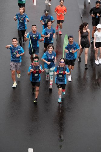 Race photo from Road to BAF Lions Run 2024