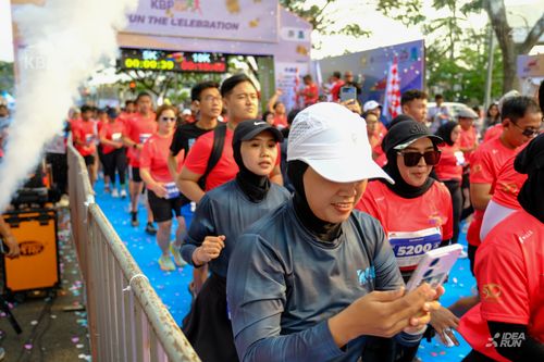 Race photo from CISANGKAN KBP CITY RUN 2025