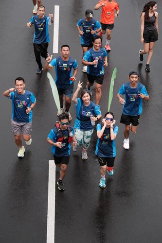 Race photo from Road to BAF Lions Run 2024