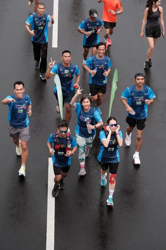 Race photo from Road to BAF Lions Run 2024