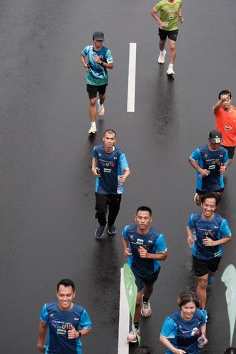 Race photo from Road to BAF Lions Run 2024