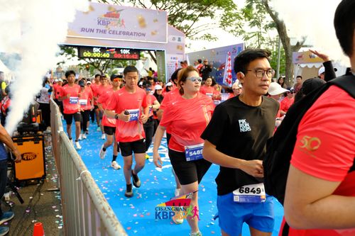 Race photo from CISANGKAN KBP CITY RUN 2025