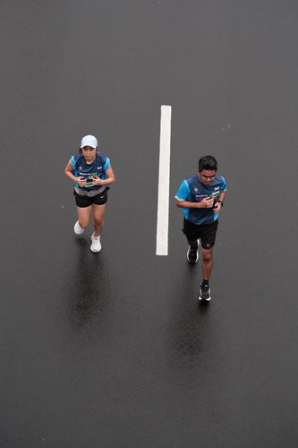 Race photo from Road to BAF Lions Run 2024