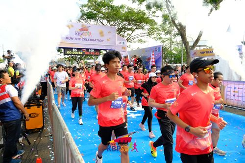 Race photo from CISANGKAN KBP CITY RUN 2025