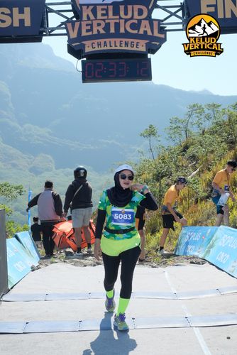 Race photo from Kelud Vertical Challenge 2024