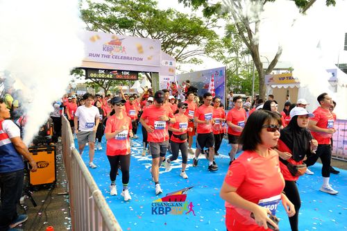 Race photo from CISANGKAN KBP CITY RUN 2025