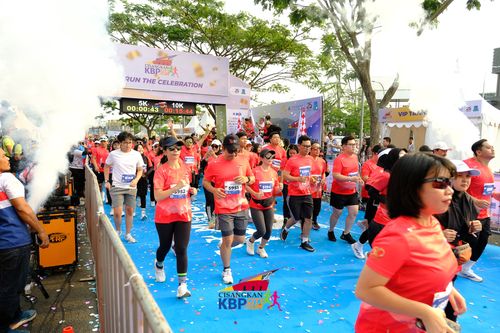 Race photo from CISANGKAN KBP CITY RUN 2025