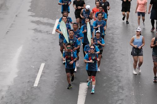 Race photo from Road to BAF Lions Run 2024