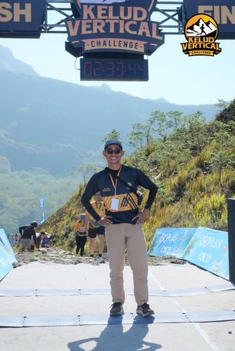 Race photo from Kelud Vertical Challenge 2024