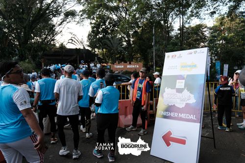 Race photo from Taman Budaya x BOGORUN 2025
