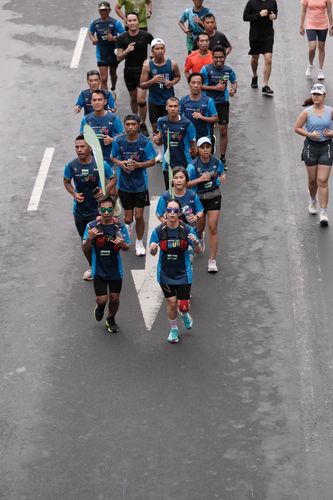 Race photo from Road to BAF Lions Run 2024