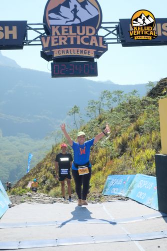 Race photo from Kelud Vertical Challenge 2024