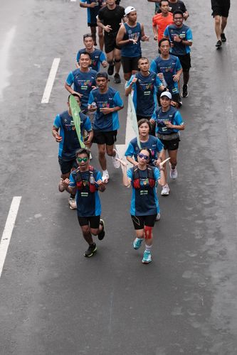 Race photo from Road to BAF Lions Run 2024