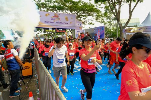 Race photo from CISANGKAN KBP CITY RUN 2025
