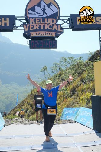 Race photo from Kelud Vertical Challenge 2024