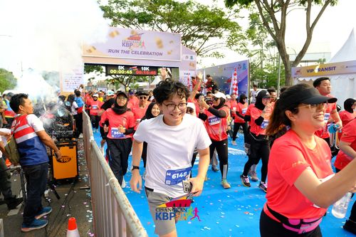 Race photo from CISANGKAN KBP CITY RUN 2025