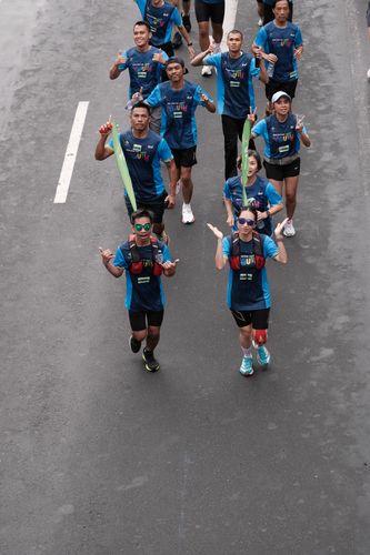 Race photo from Road to BAF Lions Run 2024