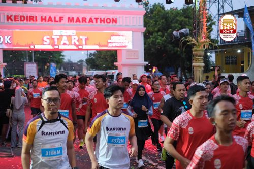 Race photo from Kediri Half Marathon 2025