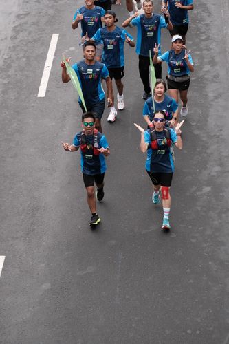 Race photo from Road to BAF Lions Run 2024