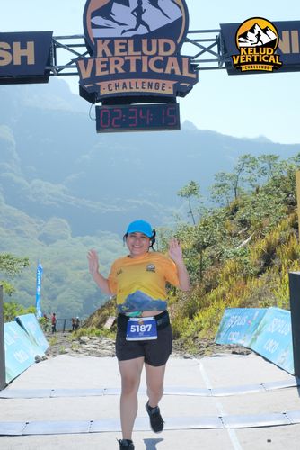 Race photo from Kelud Vertical Challenge 2024