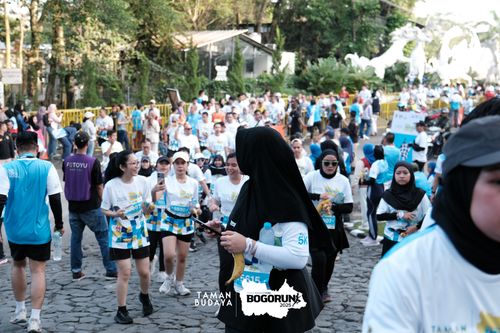 Race photo from Taman Budaya x BOGORUN 2025