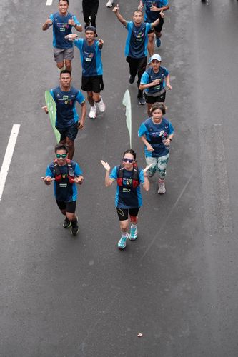 Race photo from Road to BAF Lions Run 2024