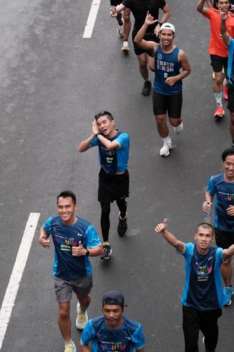 Race photo from Road to BAF Lions Run 2024