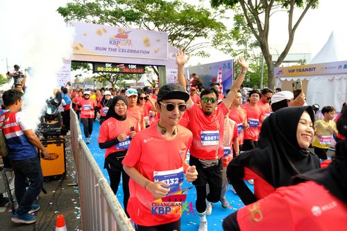 Race photo from CISANGKAN KBP CITY RUN 2025