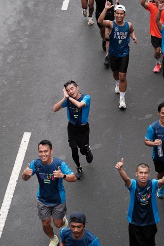 Race photo from Road to BAF Lions Run 2024