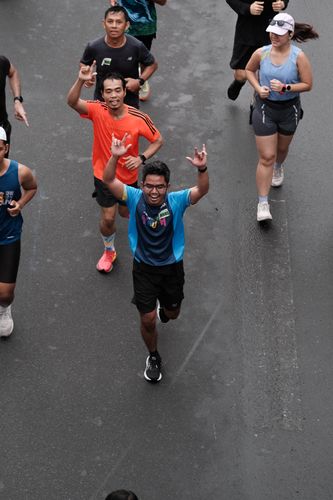 Race photo from Road to BAF Lions Run 2024