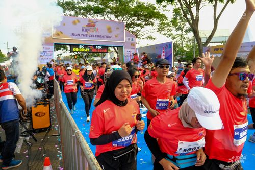 Race photo from CISANGKAN KBP CITY RUN 2025