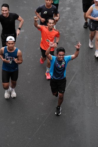 Race photo from Road to BAF Lions Run 2024