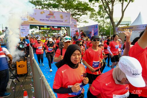Race photo from CISANGKAN KBP CITY RUN 2025