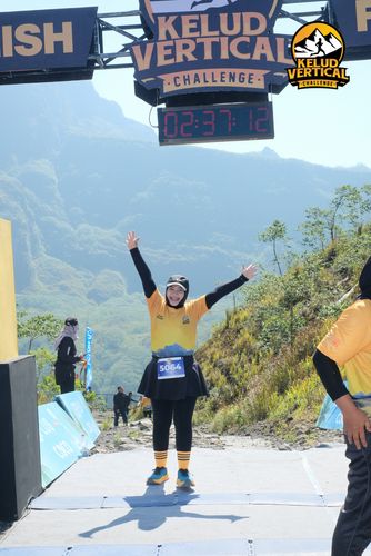 Race photo from Kelud Vertical Challenge 2024