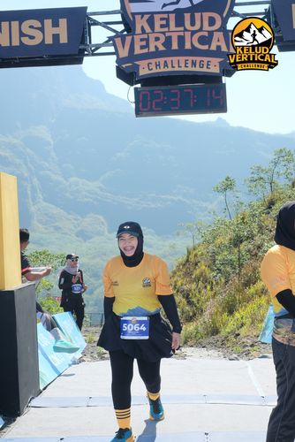 Race photo from Kelud Vertical Challenge 2024