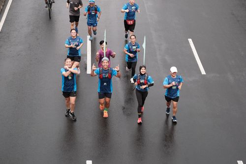 Race photo from Road to BAF Lions Run 2024