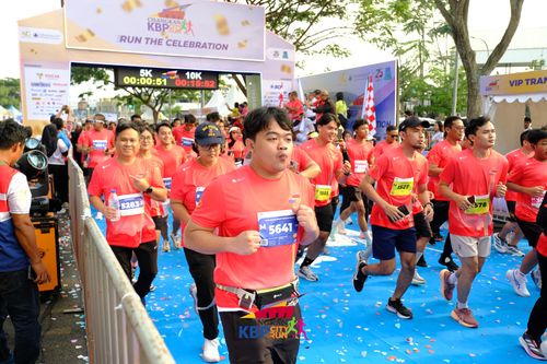 Race photo from CISANGKAN KBP CITY RUN 2025
